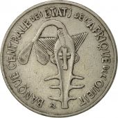 West African States, 100 Francs, 1974, Paris, EF(40-45), Nickel, KM:4