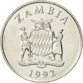 Zambie, 50 Ngwee, 1992, British Royal Mint, SUP, Nickel plated steel, KM:30
