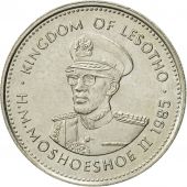 Lesotho, Moshoeshoe II, 25 Lisente, 1985, AU(55-58), Copper-nickel, KM:20