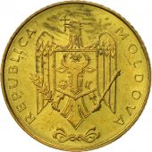 Moldova, 50 Bani, 1997, SUP, Brass Clad Steel, KM:10