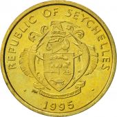 Seychelles, 5 Cents, 1995, British Royal Mint, SUP, Laiton, KM:47.2