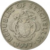 Seychelles, 50 Cents, 1977, British Royal Mint, TTB, Copper-nickel, KM:34