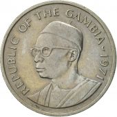 GAMBIA, THE, 25 Bututs, 1971, AU(55-58), Copper-nickel, KM:11