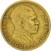 Guinea, 5 Francs, 1959, TTB, Aluminum-Bronze, KM:1