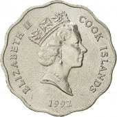 les Cook, Elizabeth II, Dollar, 1992, Franklin Mint, SUP, Copper-nickel, KM:37