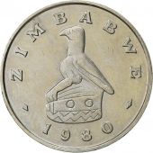 Zimbabwe, Dollar, 1980, TTB, Copper-nickel, KM:6