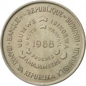 Burundi, 10 Francs, 1968, AU(50-53), Copper-nickel, KM:17