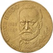 France, Victor Hugo, 10 Francs, 1985, Paris, AU(50-53), Nickel-Bronze, KM:956