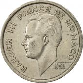 Monaco, Rainier III, 100 Francs, Cent, 1956, AU(50-53), Copper-nickel, KM:134
