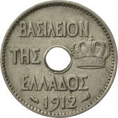 Greece, George I, 5 Lepta, 1912, EF(40-45), Nickel, KM:62