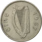 IRELAND REPUBLIC, 6 Pence, 1967, EF(40-45), Copper-nickel, KM:13a