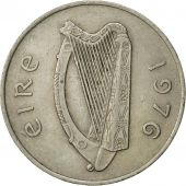 IRELAND REPUBLIC, 10 Pence, 1976, TTB, Copper-nickel, KM:23