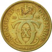 Denmark, Christian X, Krone, 1925, Copenhagen, VF(20-25), Aluminum-Bronze