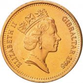Gibraltar, Elizabeth II, 2 Pence, 1995, SUP+, Copper Plated Steel, KM:21a