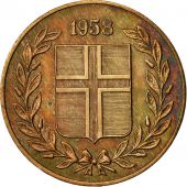 Iceland, 5 Aurar, 1958, EF(40-45), Bronze, KM:9