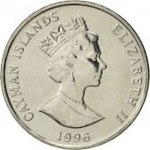 les Camans, Elizabeth II, 5 Cents, 1996, SUP+, Nickel plated steel, KM:88a