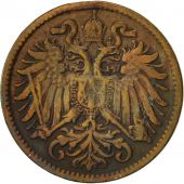 Autriche, Franz Joseph I, 2 Heller, 1903, TB+, Bronze, KM:2801