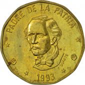 Dominican Republic, Peso, 1993, TTB, Laiton, KM:80.2