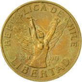 Chile, 5 Pesos, 1986, Santiago, EF(40-45), Aluminum-Bronze, KM:217.1