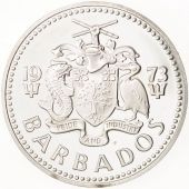 Barbados, 10 Dollars, 1973, Argent, KM:17a