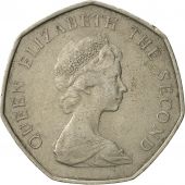 Jersey, Elizabeth II, 50 New Pence, 1969, EF(40-45), Copper-nickel, KM:34