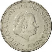 Netherlands Antilles, Juliana, Gulden, 1971, AU(50-53), Nickel, KM:12