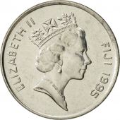 Fiji, Elizabeth II, 5 Cents, 1995, SUP, Nickel plated steel, KM:51a