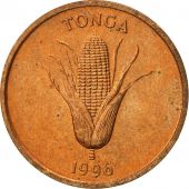 Tonga, King Taufaahau Tupou IV, Seniti, 1996, AU(55-58), Bronze, KM:66