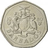 Barbados, Dollar, 1989, Franklin Mint, AU(50-53), Copper-nickel, KM:14.2