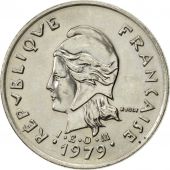 French Polynesia, 10 Francs, 1979, Paris, MS(63), Nickel, KM:8