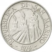 San Marino, 10 Lire, 1974, Rome, SUP+, Aluminium, KM:33