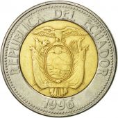 Ecuador, 1000 Sucres, 1996, AU(55-58), Bi-Metallic, KM:99