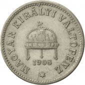 Hongrie, Franz Joseph I, 10 Filler, 1908, Kormoczbanya, TTB+, Nickel, KM:482
