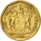 South Africa, 10 Cents, 1994, AU(50-53), Bronze Plated Steel, KM:135