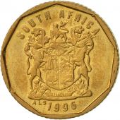 South Africa, 10 Cents, 1996, AU(50-53), Bronze Plated Steel, KM:161