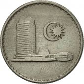 Malaysia, 10 Sen, 1976, Franklin Mint, AU(50-53), Copper-nickel, KM:3