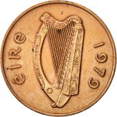 IRELAND REPUBLIC, 2 Pence, 1979, TTB, Bronze, KM:21