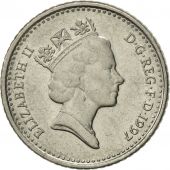 Great Britain, Elizabeth II, 5 Pence, 1997, AU(55-58), Copper-nickel, KM:937b