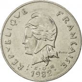 French Polynesia, 50 Francs, 1982, Paris, AU(55-58), Nickel, KM:13
