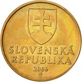 Slovakia, Koruna, 2006, AU(55-58), Bronze Plated Steel, KM:12