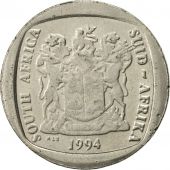 Afrique du Sud, 5 Rand, 1994, TB+, Nickel Plated Copper, KM:140