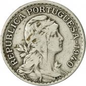 Portugal, Escudo, 1940, EF(40-45), Copper-nickel, KM:578