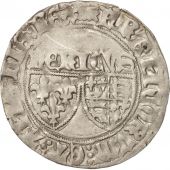 France, Henri VI de Lancastre, Blanc aux cus, Rouen, TTB, Billon, Duplessy:445