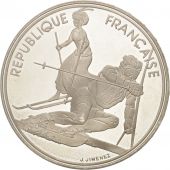 France, 100 Francs, 1990, MS(60-62), Silver, KM:984, Gadoury:C13