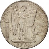 France, cu de 6 livres franoise, 1793, Paris, TTB, Argent, Gadoury 58