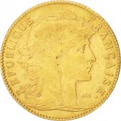 France, Marianne, 10 Francs, 1899, Paris, Gold, KM:846