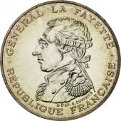 France, Lafayette, 100 Francs, 1987, MS(65-70), Silver, KM:962, Gadoury:902