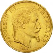 France, Napolon III, 50 Francs, 1866, Paris, SUP, Or, KM:804.1, Gadoury 1112