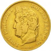 France, Louis-Philippe, 40 Francs, 1833, Paris, VF(30-35), Gold, KM:747.1