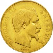 France, Napoleon III, 50 Francs, 1856, Paris, EF(40-45), Gold, KM 785.1